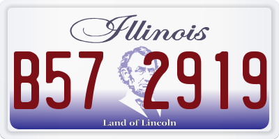 IL license plate B572919