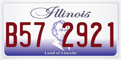 IL license plate B572921