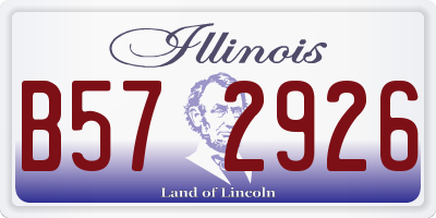 IL license plate B572926