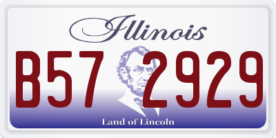 IL license plate B572929
