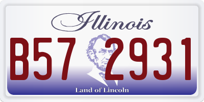 IL license plate B572931