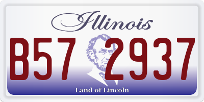 IL license plate B572937