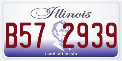 IL license plate B572939