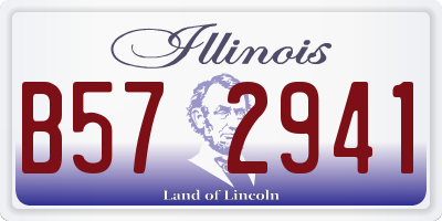 IL license plate B572941