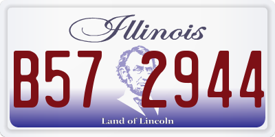 IL license plate B572944