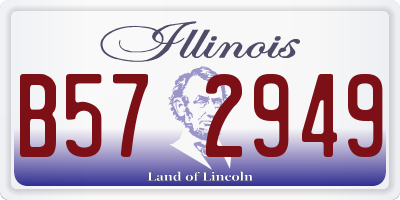 IL license plate B572949