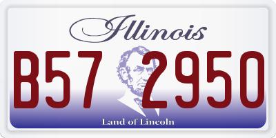 IL license plate B572950