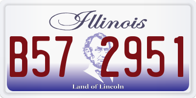 IL license plate B572951