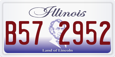 IL license plate B572952