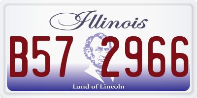 IL license plate B572966