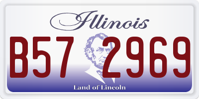 IL license plate B572969