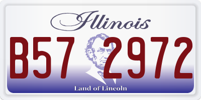 IL license plate B572972