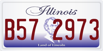 IL license plate B572973