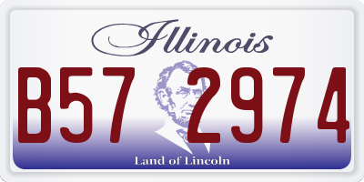 IL license plate B572974