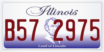 IL license plate B572975