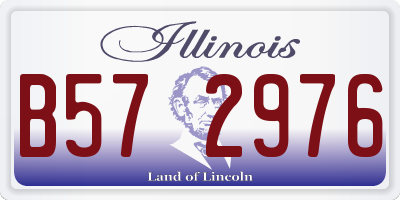 IL license plate B572976
