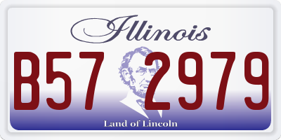 IL license plate B572979