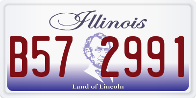 IL license plate B572991