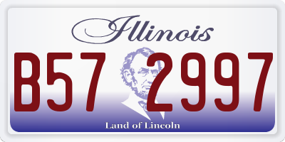 IL license plate B572997