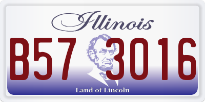 IL license plate B573016