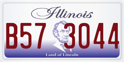IL license plate B573044
