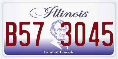 IL license plate B573045