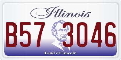 IL license plate B573046