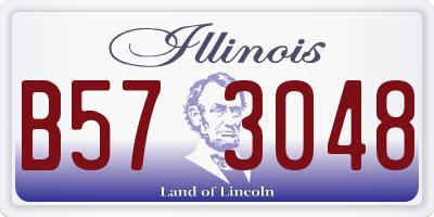 IL license plate B573048