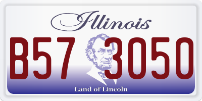 IL license plate B573050