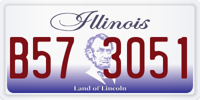 IL license plate B573051