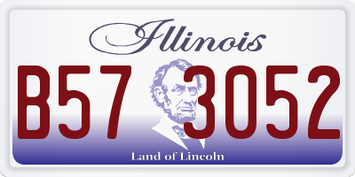 IL license plate B573052