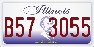 IL license plate B573055