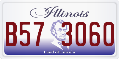 IL license plate B573060