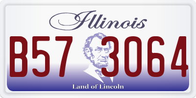 IL license plate B573064