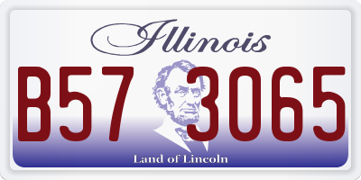 IL license plate B573065