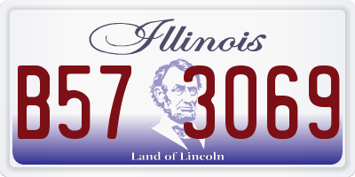 IL license plate B573069