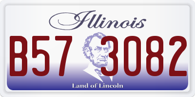IL license plate B573082