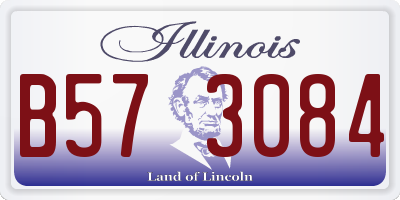 IL license plate B573084