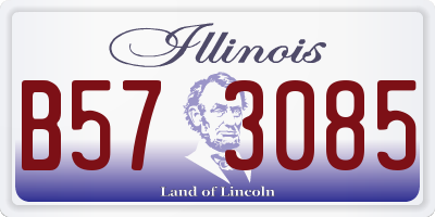 IL license plate B573085
