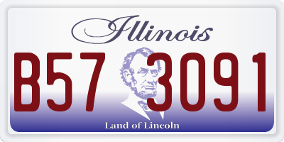 IL license plate B573091
