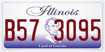 IL license plate B573095