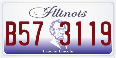 IL license plate B573119