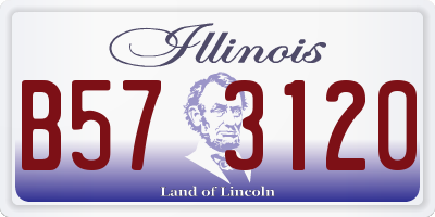 IL license plate B573120