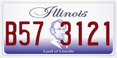 IL license plate B573121