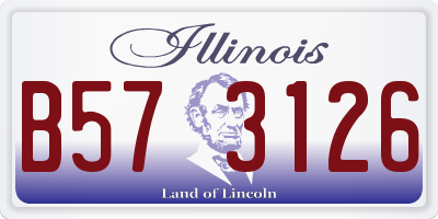 IL license plate B573126