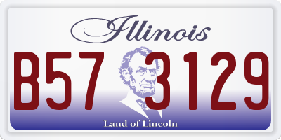 IL license plate B573129
