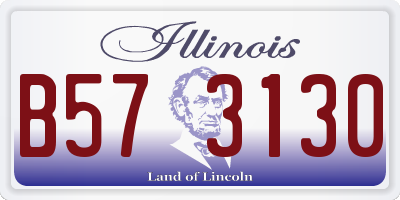IL license plate B573130