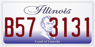 IL license plate B573131