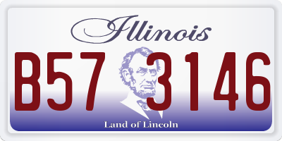IL license plate B573146