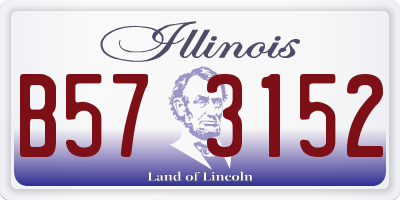 IL license plate B573152